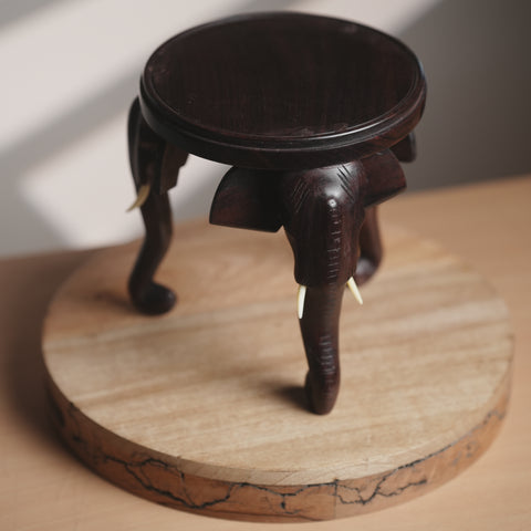 Elephant Teapoy (Rosewood)
