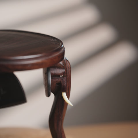 Elephant Teapoy (Rosewood)