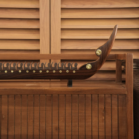 Rosewood Boat with Men