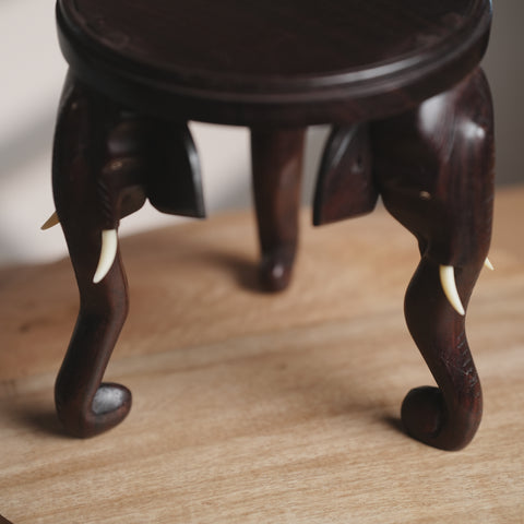 Elephant Teapoy (Rosewood)
