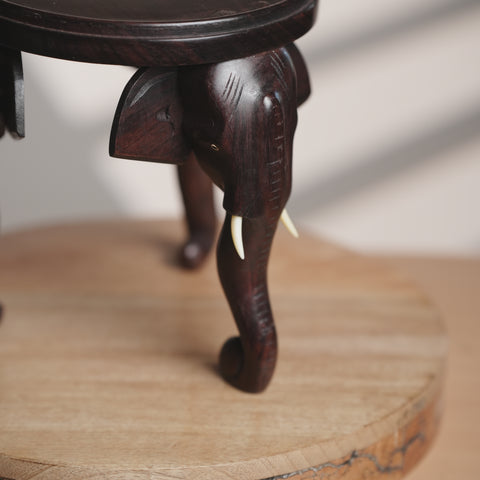 Elephant Teapoy (Rosewood)